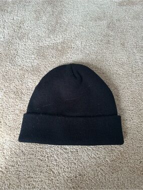 Everyday Black Cuffed Knit Beanie - Unbranded